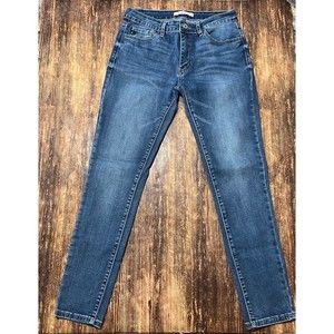 Kancan Mid Rise Skinny Stretch Denim Jeans Women’s Size 9/28 KC11214CHD